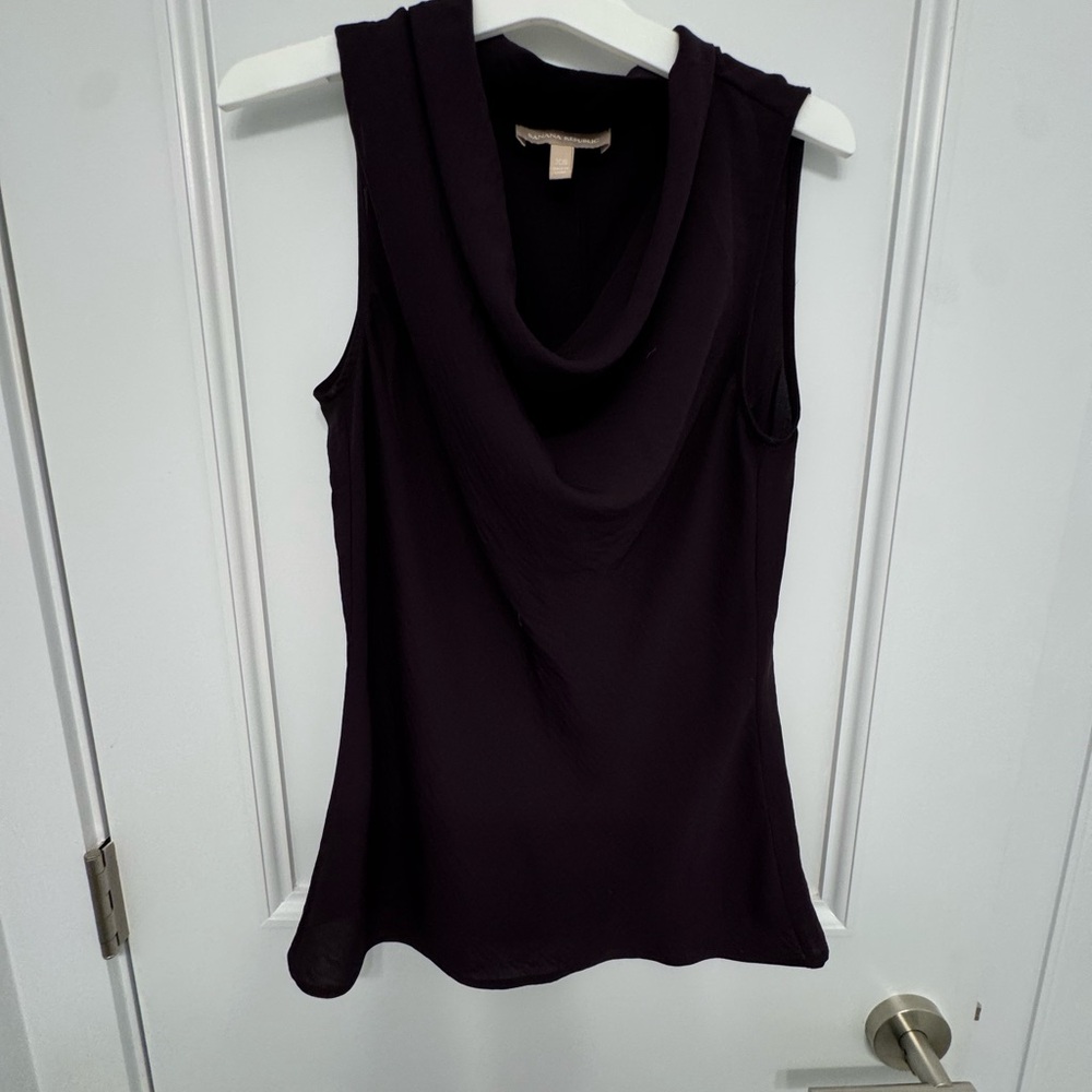 Elegant Grape Purple Sleeveless Top
